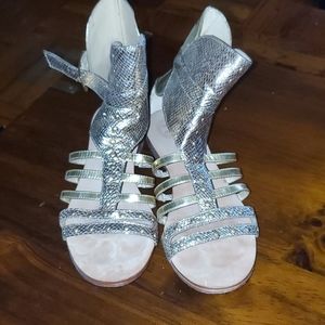 Sexy Gold Gladiator sandals